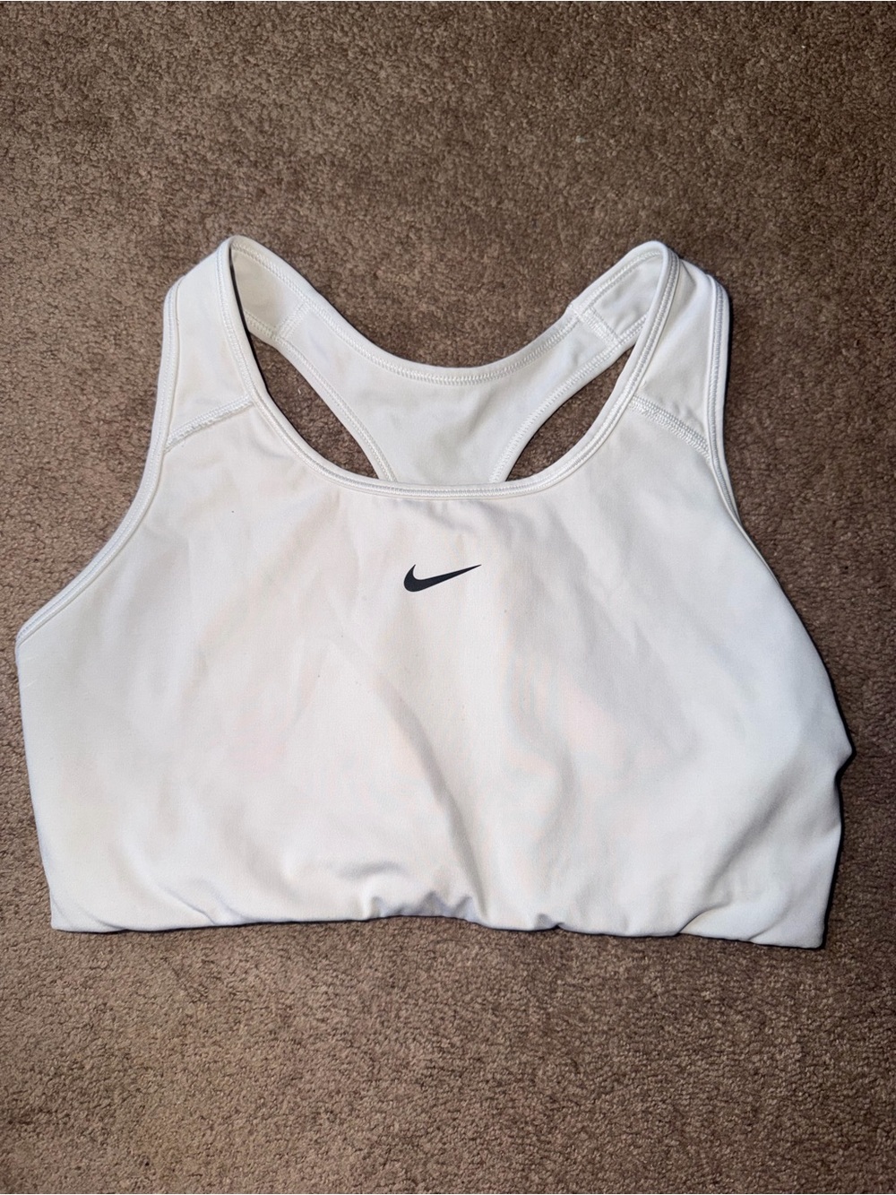 Nike White Sports Bra - Women's